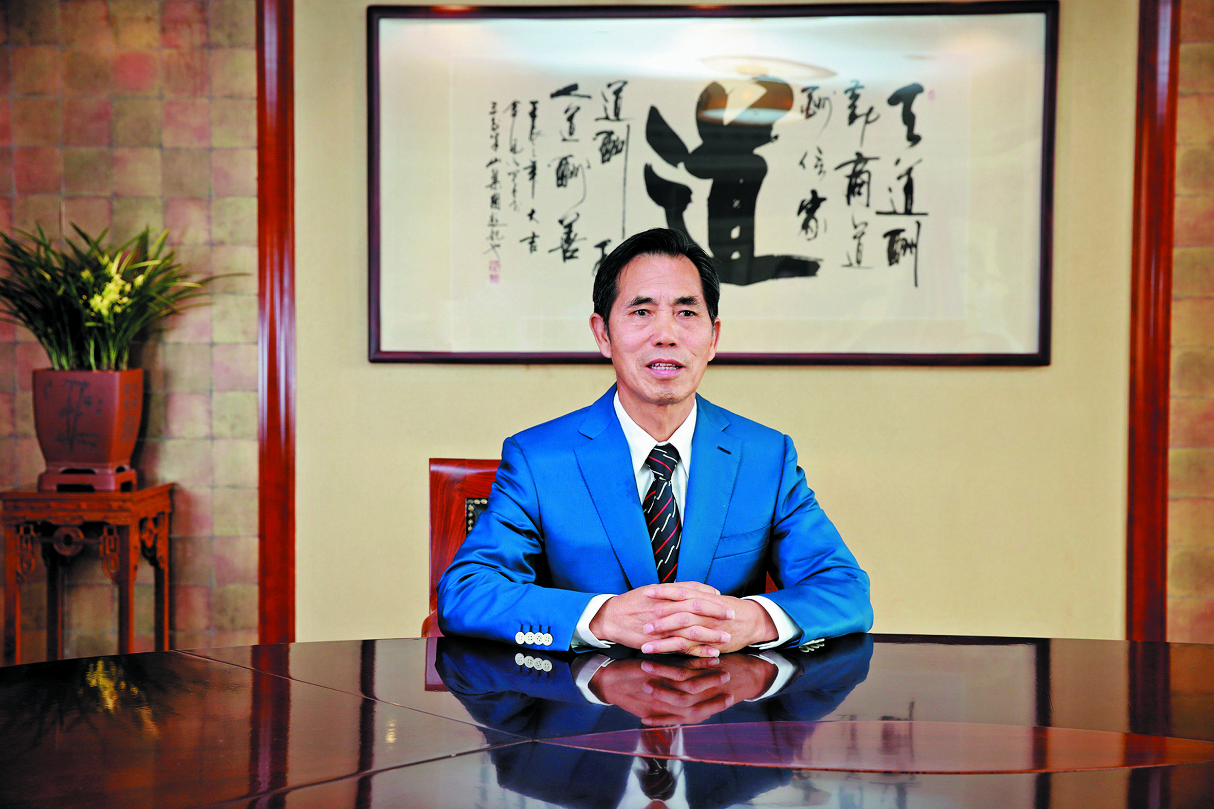 三正集團董事長兼總裁莫浩棠寄語新員工：創造價值，才能贏得未來。.jpg