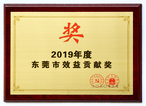 三正雁田房地產公司被評為“2019年度東莞市效益貢獻企業”.jpg